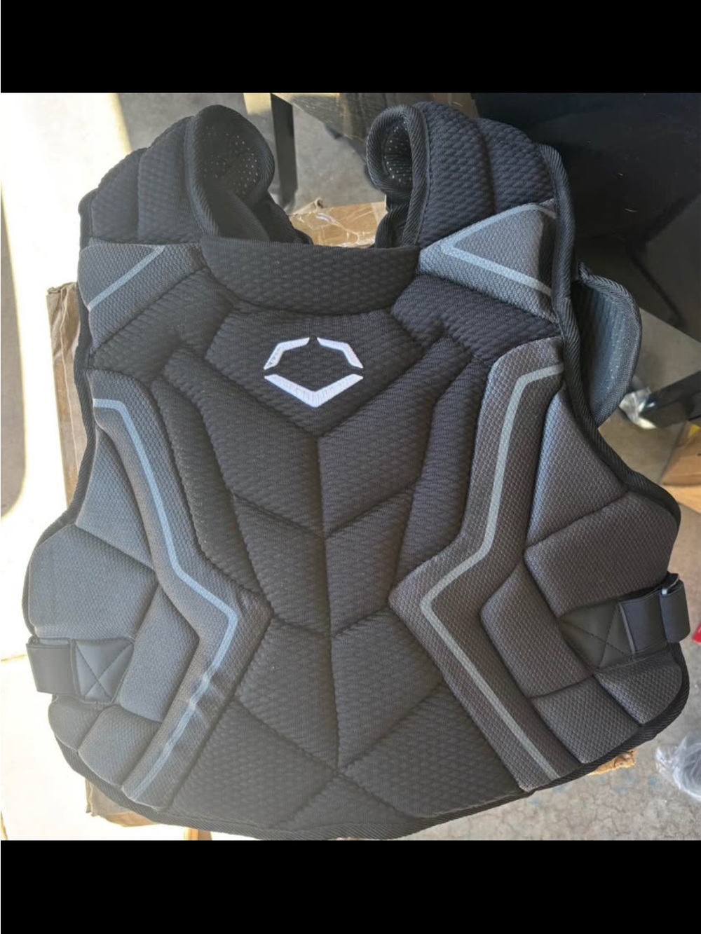 Padded Protective Riding Vest - Black with Gray Accents